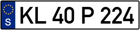 Truck License Plate